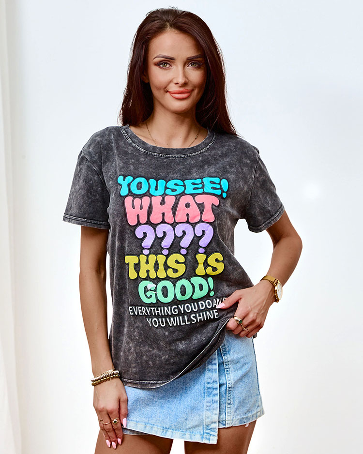 Royalfashion Дамска тениска с щампа