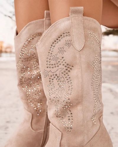 Royalfashion Дамски каубойски ботуши с ток Kellib