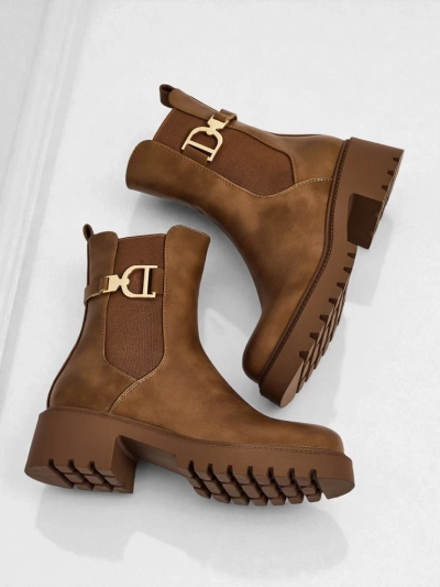 Високи дамски боти от еко кожа Ovella