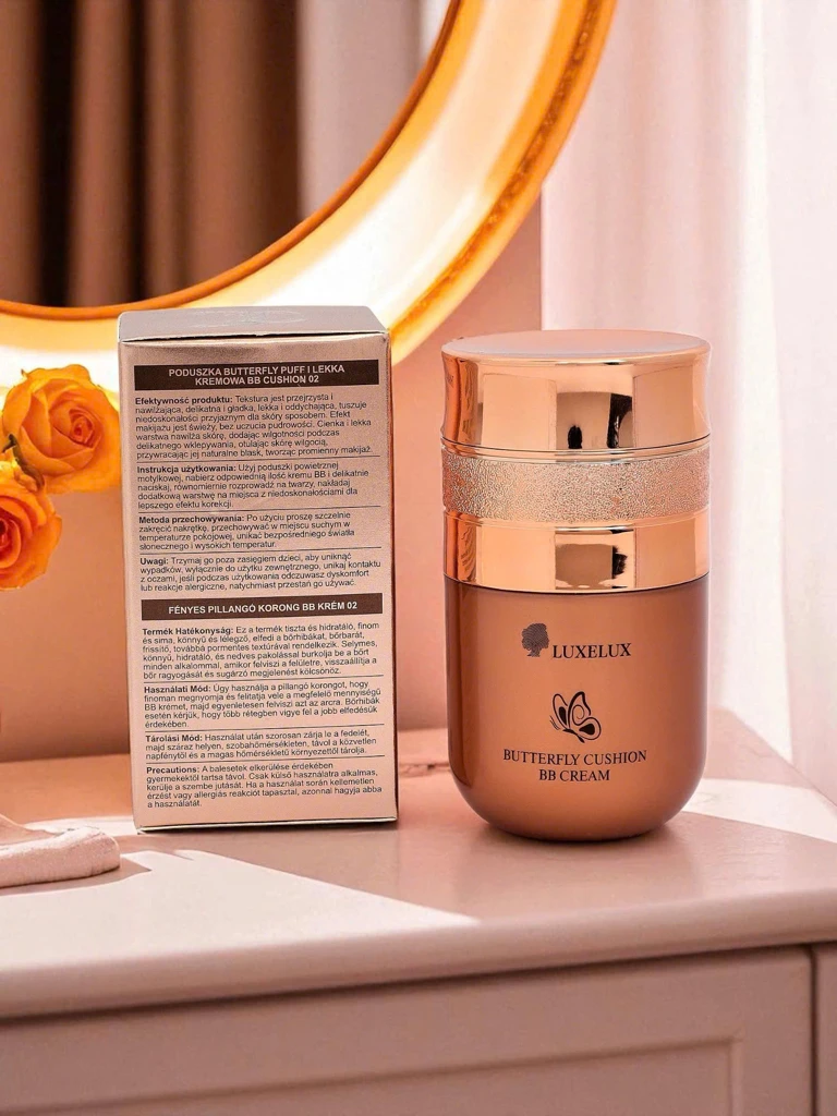 LUXELUX Perseida Butterfly Cushion BB Cream 30g – Кремообразен фон дьо тен, идеален