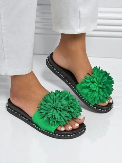 Royalfashion Дамски чехли на плоска подметка Flora Blide