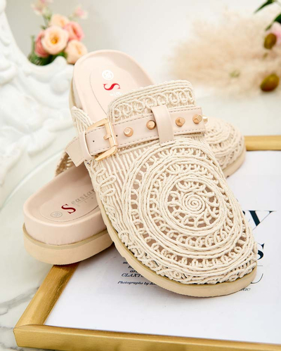 Royalfashion Дамски джапанки с бродерия Leronip