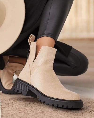 Royalfashion Дамски ботуши Gorgie с изрязано ходило