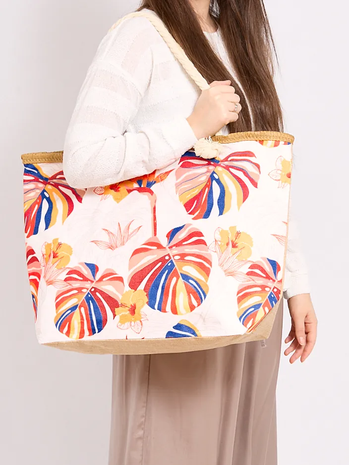 Royalfashion Голяма плажна чанта с принт