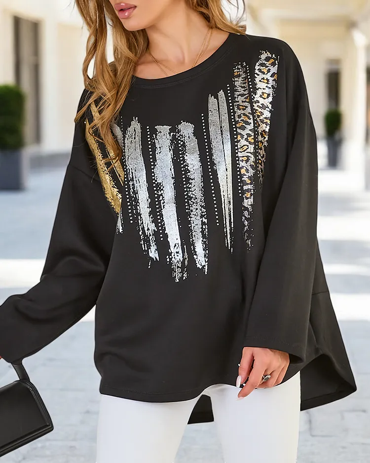 Royalfashion Дамска блуза с принт