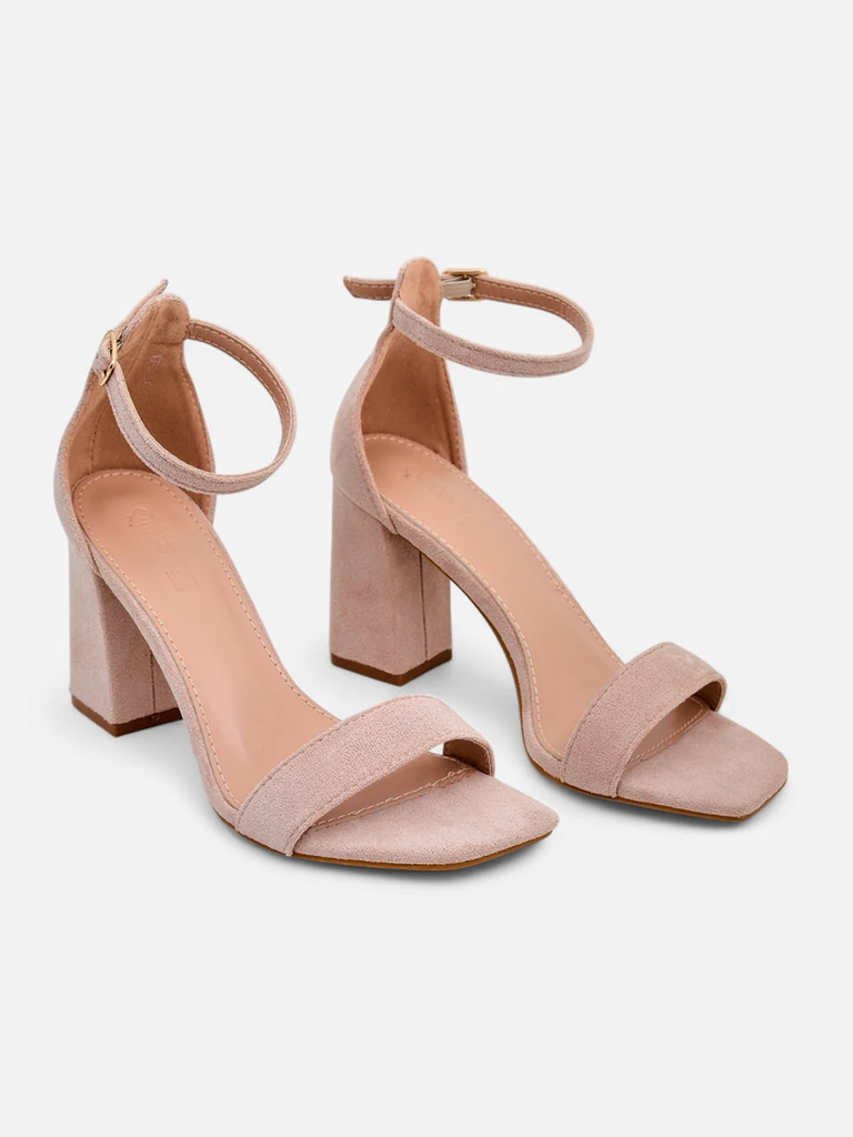 Royalfashion дамски сандали от еко велур Qwadrat