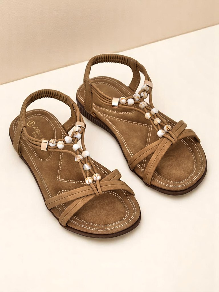 Royalfashion дамски сандали с декорации Imen