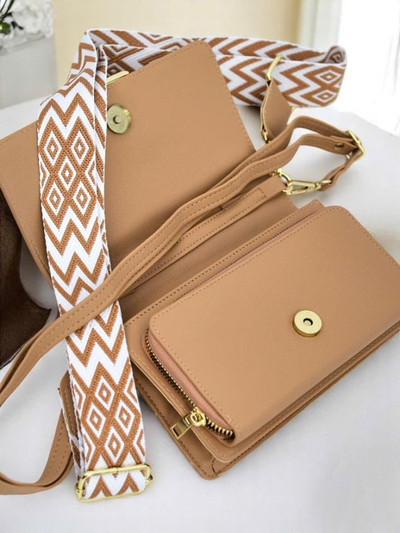 Royalfashion Многофункционален капитониран портфейл-чантичка на презрамка Multi Culti