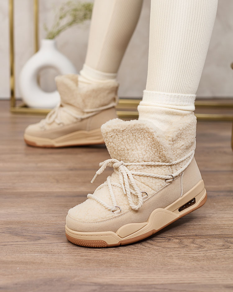 Royalfashion Дамски ботуши за сняг в цвят люляк Ludmivac