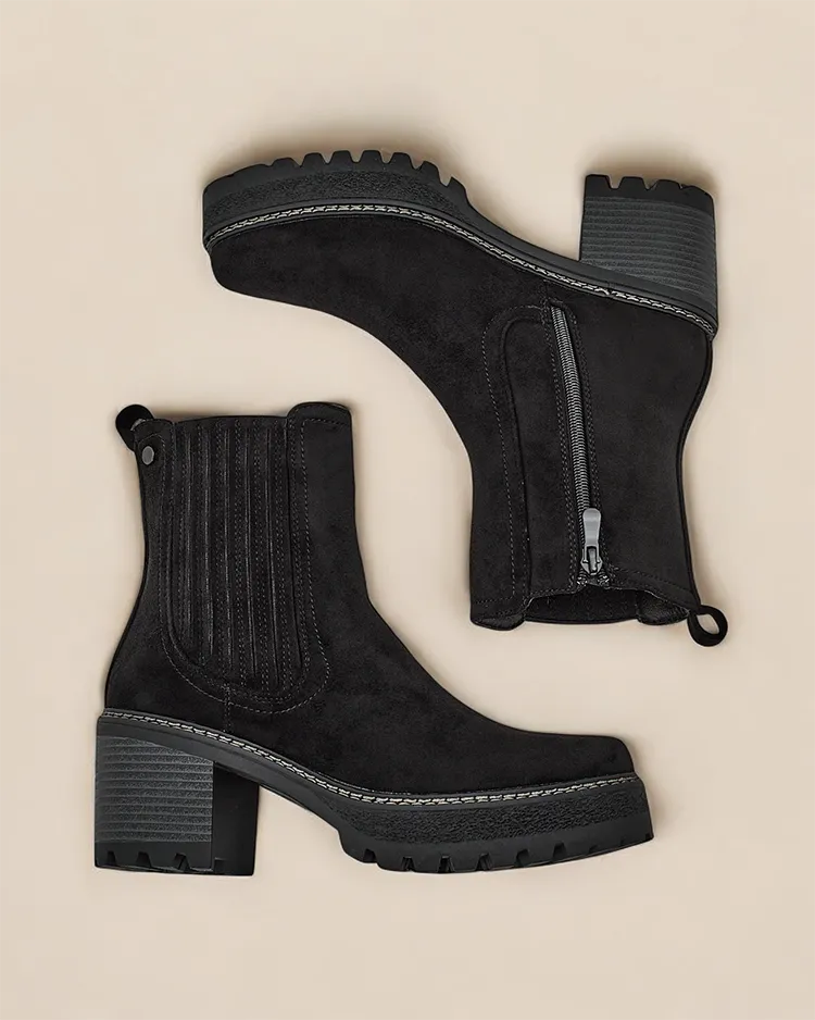 Дамски ботуши от еко велур на Royalfashion в публикация от Segiag