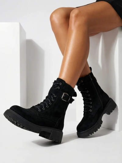 Дамски еко велурени боти Ubill