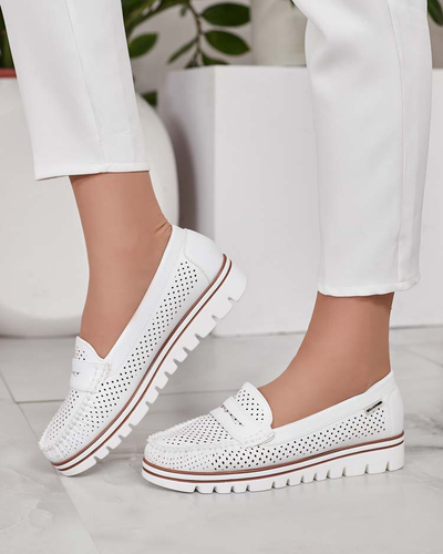 Royalfashion Ажурни дамски мокасини Leteller