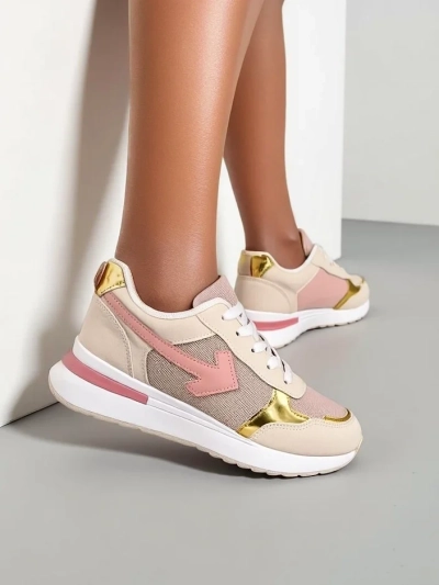 Royalfashion Женски спортни маратонки с блестящи елементи Berilane