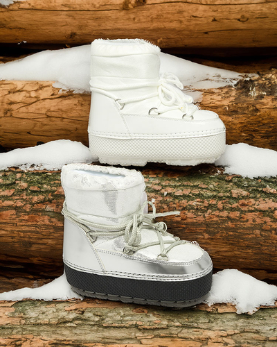 Royalfashion Дамски ботуши за сняг с дантела Yevnoie