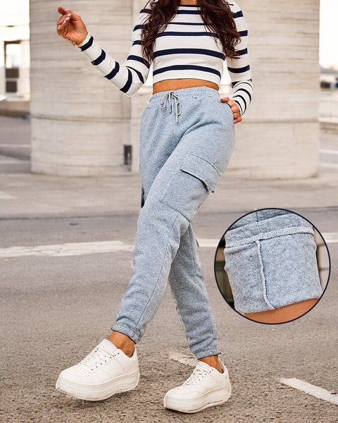 Royalfashion Дамски изолиран боен панталон