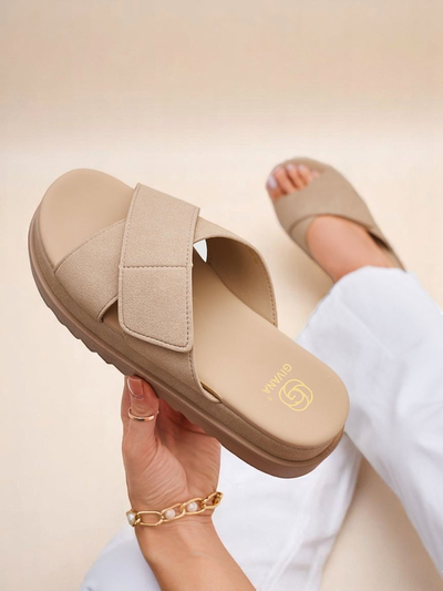 Royalfashion Дамски равни чехли Evre