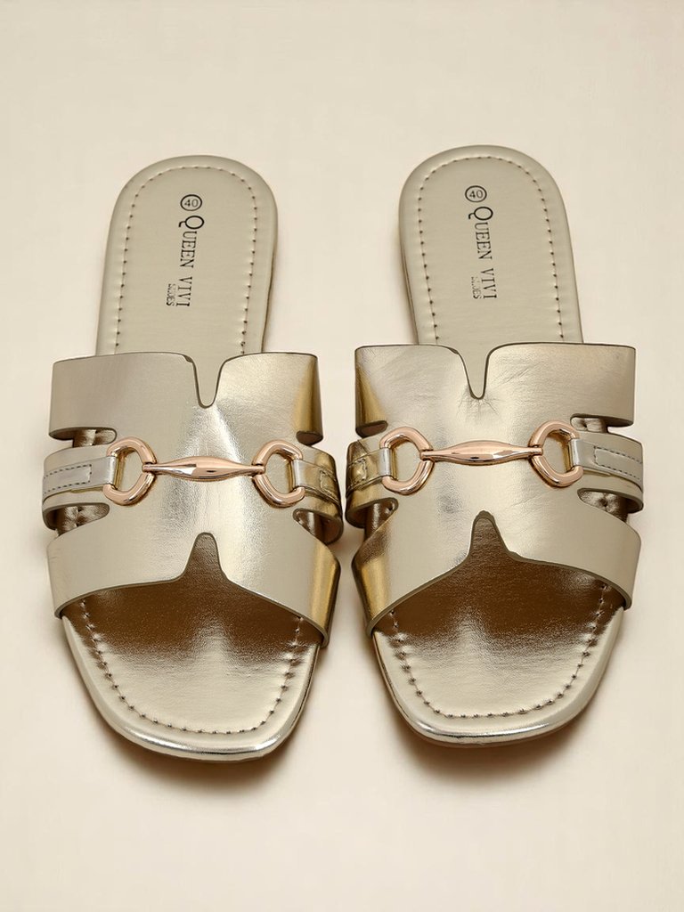 Royalfashion Дамски чехли с равна подметка Lina