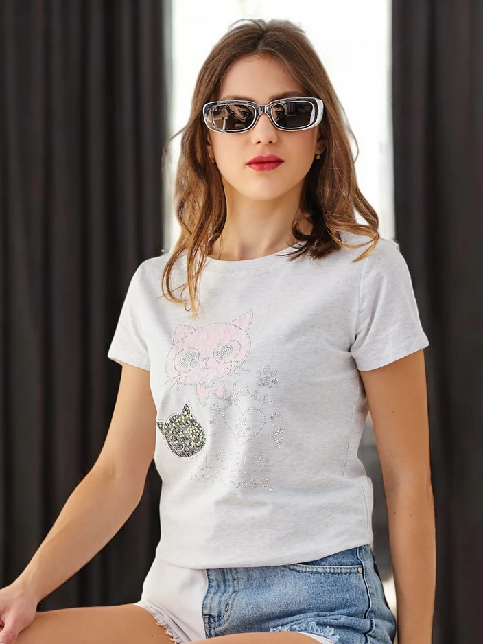 Royalfashion Дамска блуза от памук