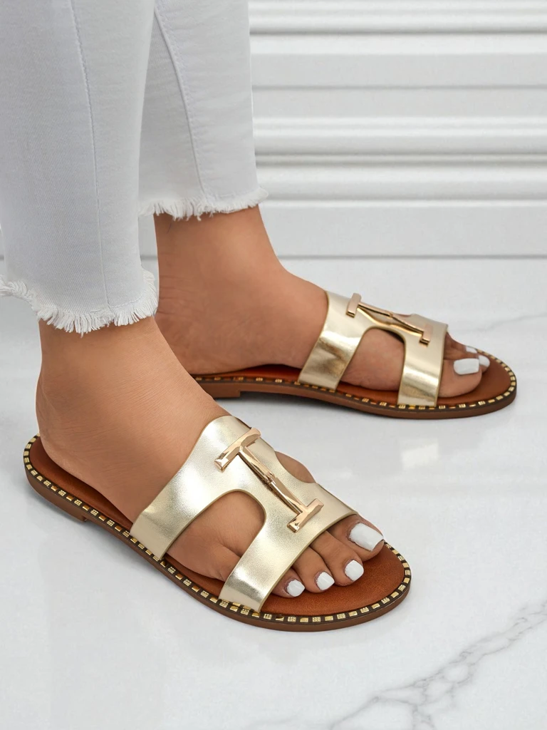 Royalfashion Дамски чехли с равна подметка Maya Louise