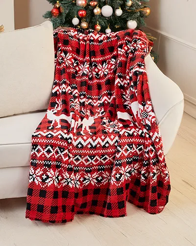 Royalfashion Коледно покривало 160x200