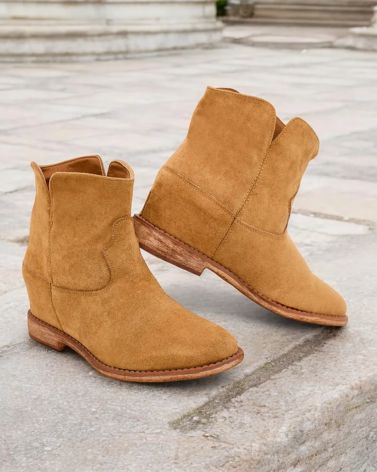 Роялфешън ботуши в стил каубой на покрита платформа блуестън