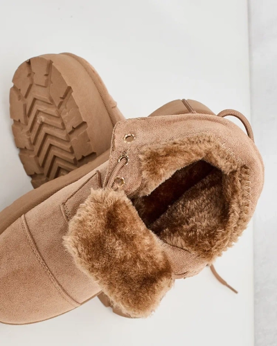 Royalfashion Дамски ботуши с връзки Woruces