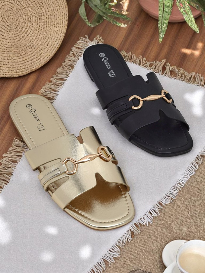 Royalfashion Дамски чехли с равна подметка Lina