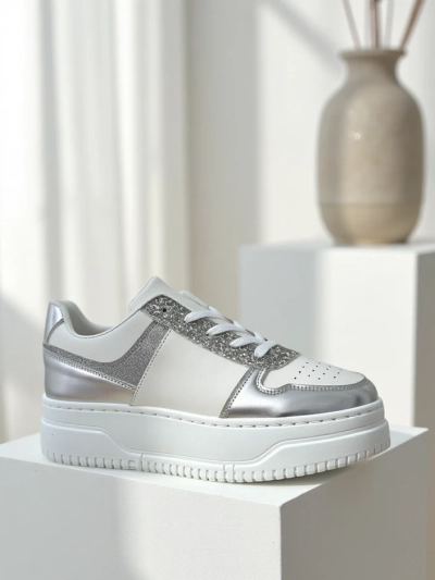 Royalfashion Жени маратонки с блестящи елементи Qisofi