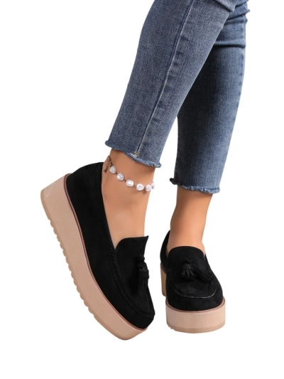 Royalfashion дамски мокасини на токове тип платформа Ogalda