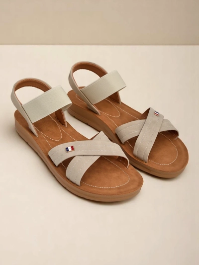 Royalfashion дамски сандали с еластична лента Zerefis