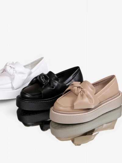 Royalfashion Елегантни дамски мокасини с лък Ortto