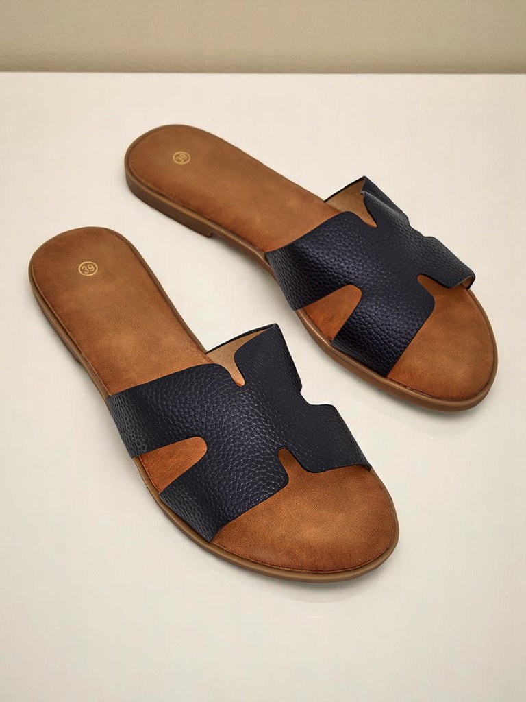 Royalfashion Дамски чехли с равна подметка Ежедневен стил