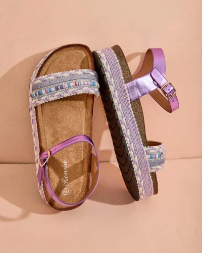 Royalfashion Дамски сандали с бродерия Mussir