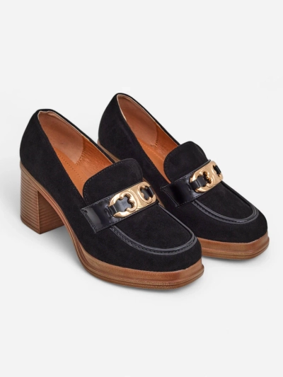 Royalfashion дамски мокасини на висок ток Qeroy