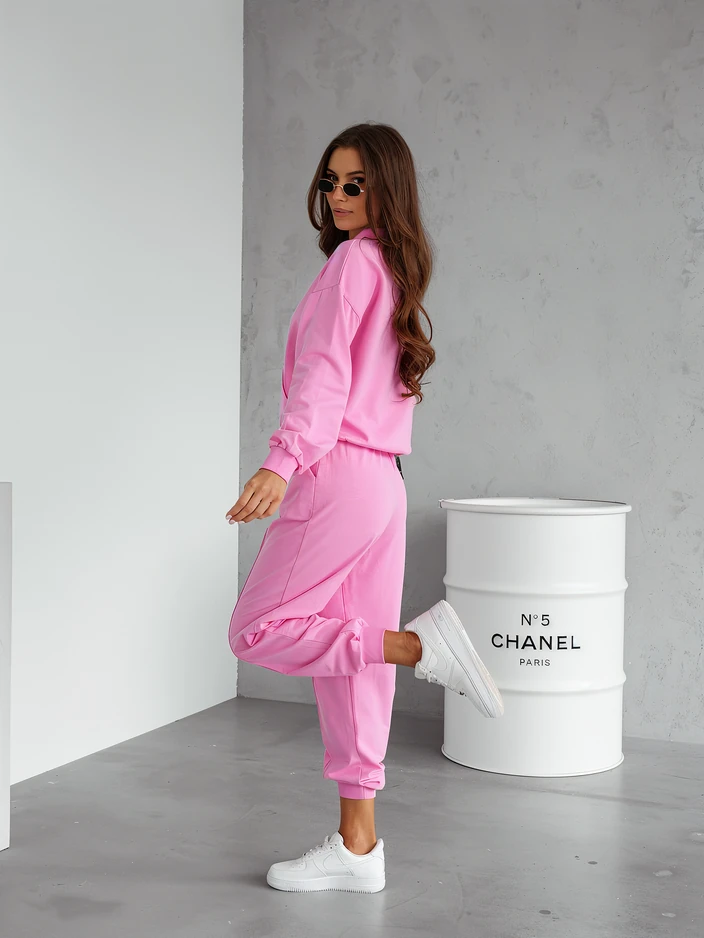 Royalfashion Дамски памучен удобен комплект