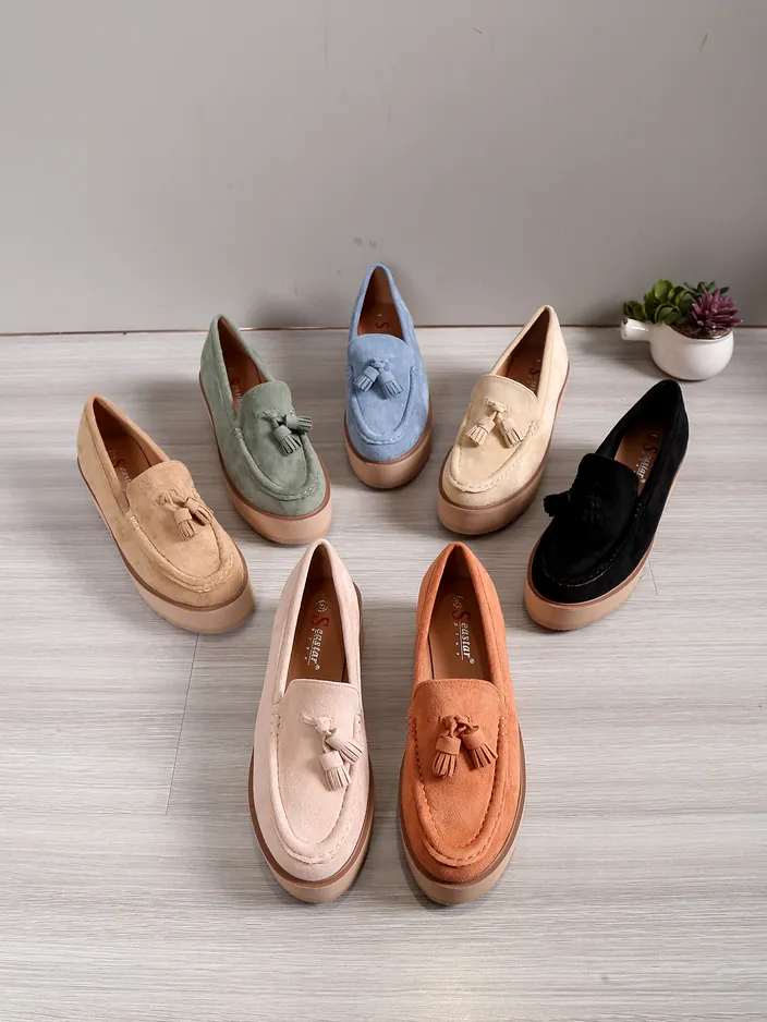 Royalfashion дамски мокасини на токове тип платформа Ogalda