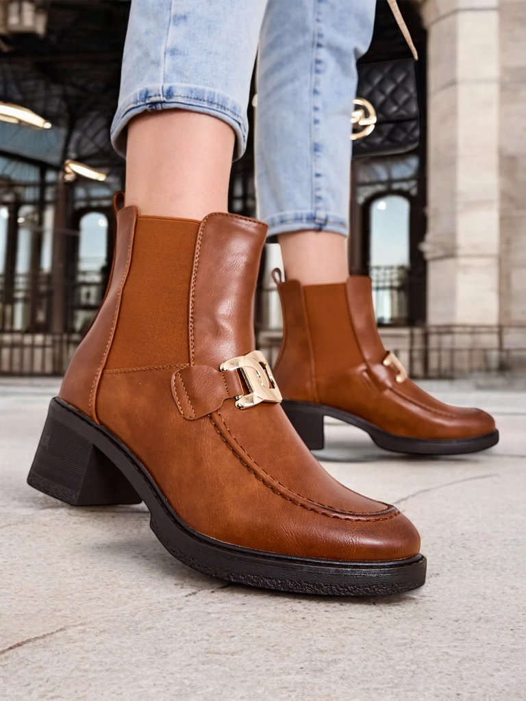 Дамски боти с нисък ток на Royalfashion Ewios