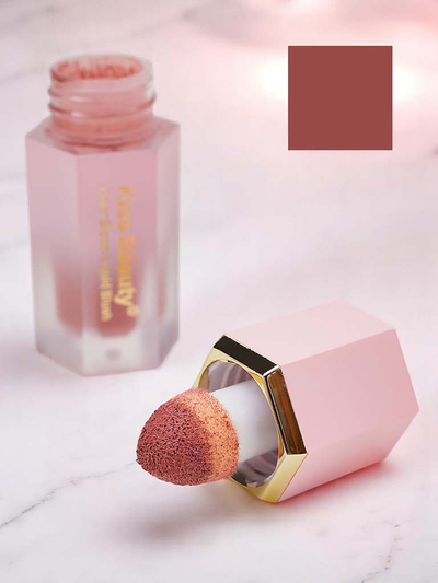 Kiss Beauty Течен Руж с Апликатор, цвят Crush