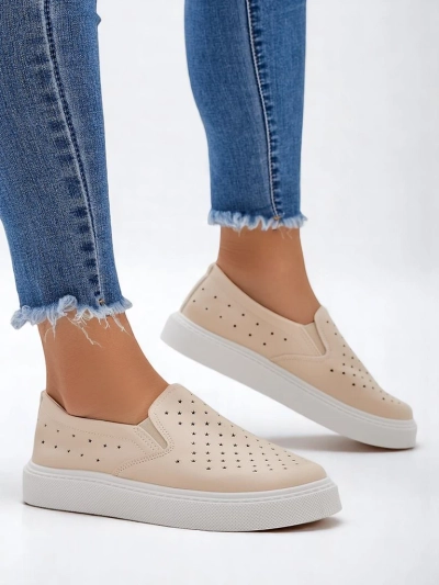 Royalfashion Дамски спортни обувки с перфорация, тип шнур Vaned