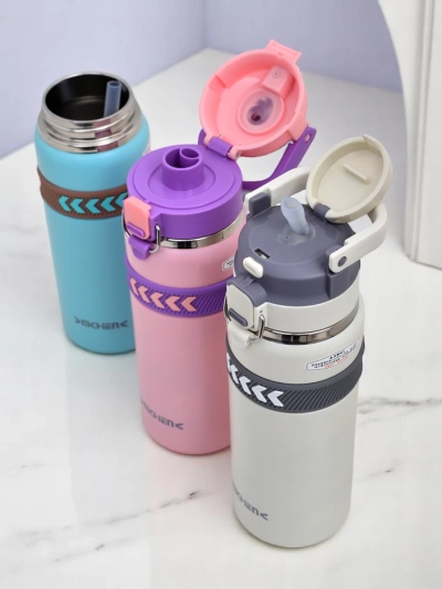 Royalfashion Термокана с накрайник и дръжка Спортни експерти