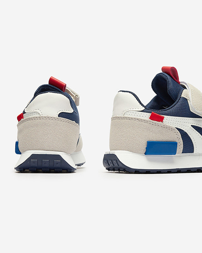 Детски спортни обувки в тъмносиньо-сиво Kaxo- Footwear