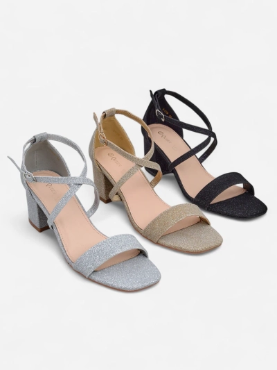 Роялфешън дамски сандали от еко велур Romates