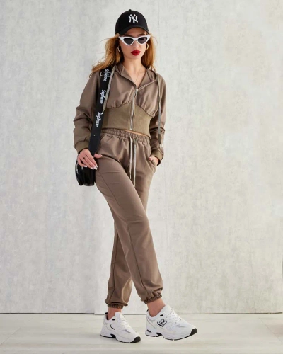 Royalfashion Дамски памучен комплект с потник