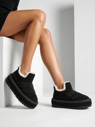 Royalfashion Дамски къси ботуши Zoeno a'la snow boots