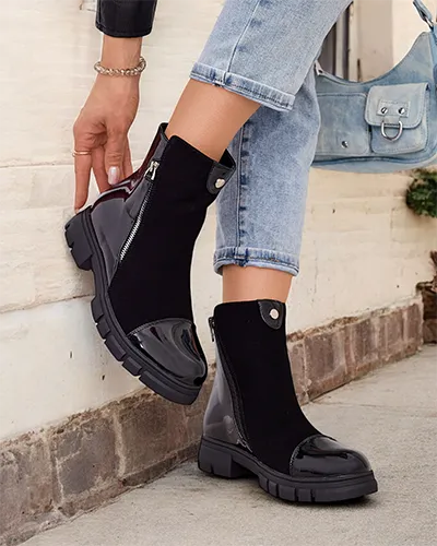 Royalfashion Класически женски глезен сапоги а'ла джодпурс Urbanis