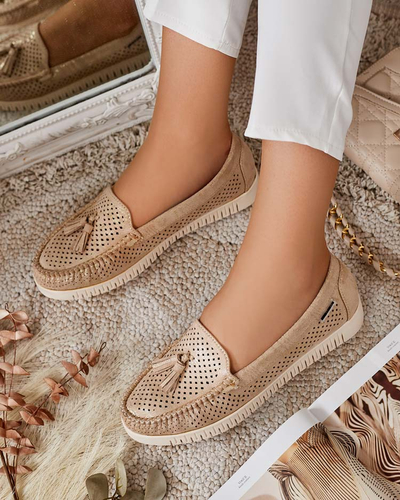 Royalfashion Дамски ажурни мокасини Molaffa