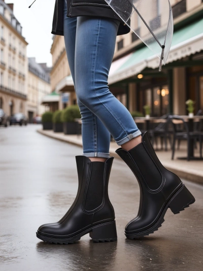 Royalfashion дамски чизми до глезена Bonii