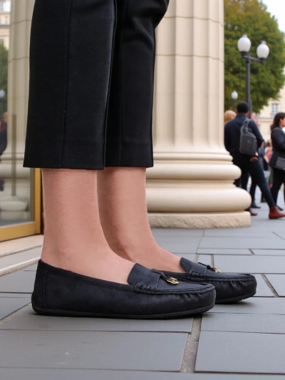 Royalfashion Матовени женски мокасини Тимоно