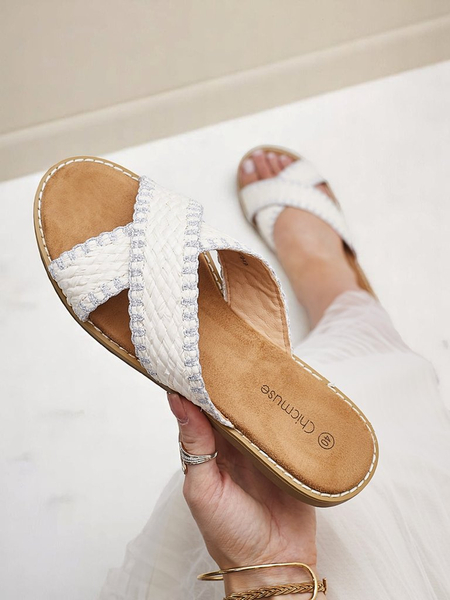 Сандали Royalfashion за жени с тъкани ленти Bornes