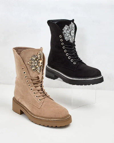 Royalfashion Дамски високи ботуши Sinno